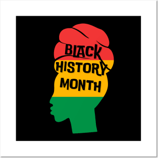 Black History Month Afro Melanin Black Women Posters and Art